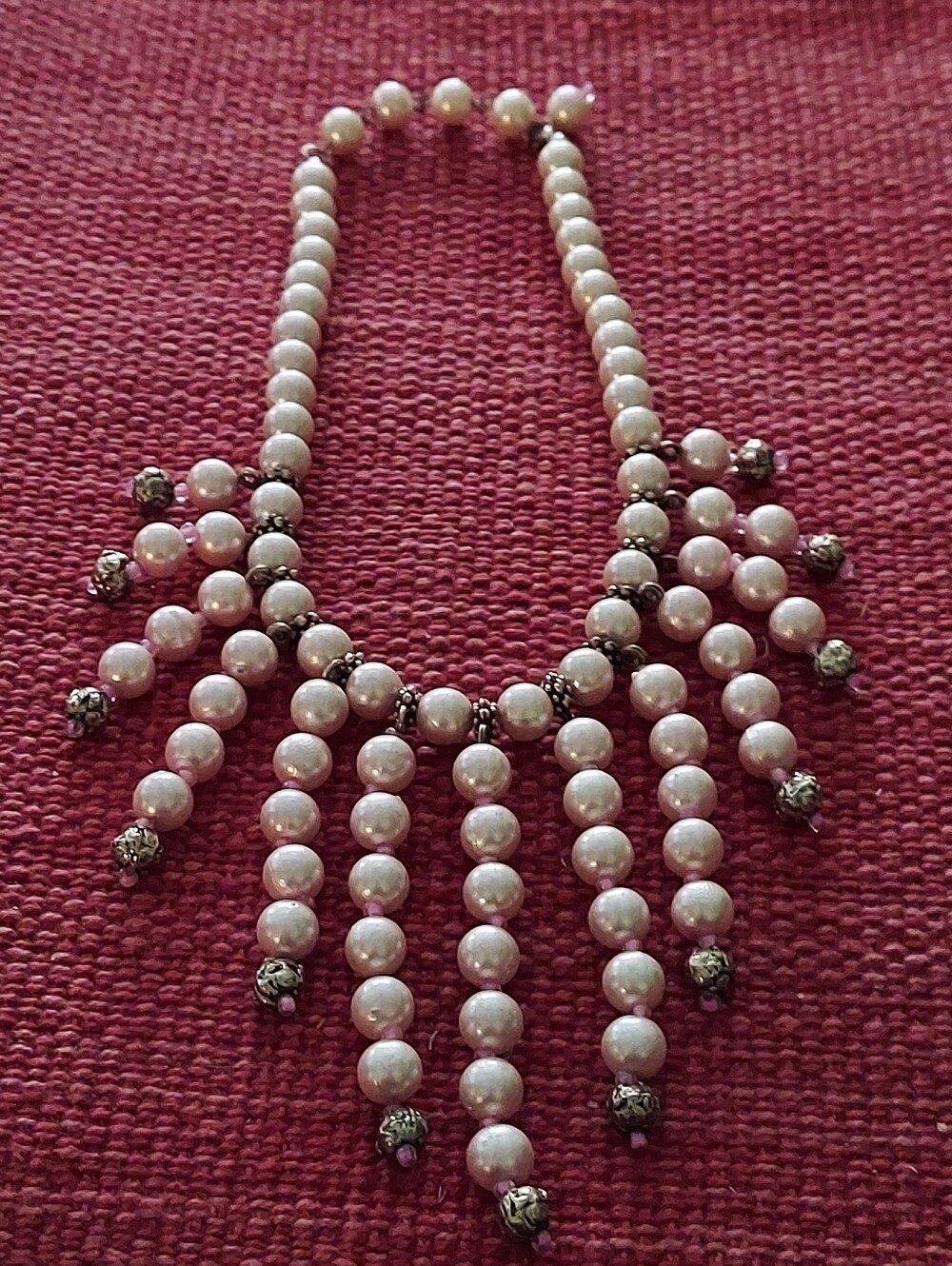 Vintage Faux Pearl Necklace